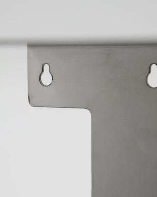 Étagère murale Book argent brossé