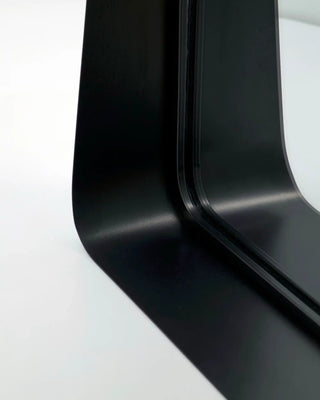 Espejo Pejo negro antiguo con estante 35x55cm