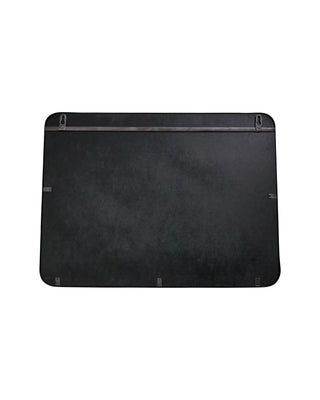 Spiegel Pejo zwart antiek met plankje 45x60cm