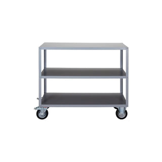 Carrito con ruedas gris metal 101cm