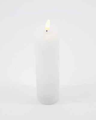 LED Kerze weiß 5x17,5cm