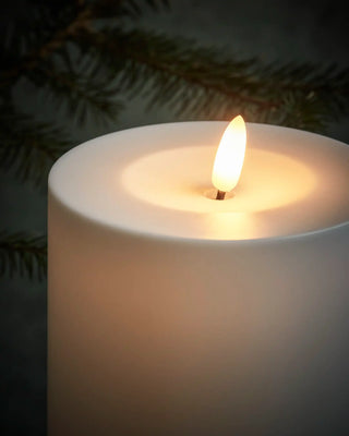 LED Kerze weiß Kunststoff 35cm