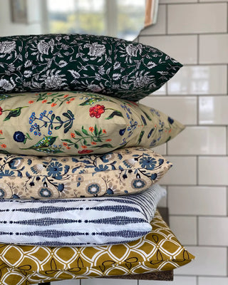 Kissenbezug Hako goldfarben Baumwolle 50x50