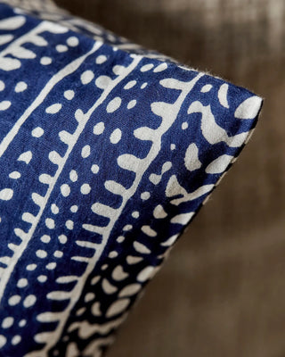 Kissenbezug Asea dunkelblau Baumwolle 50x50