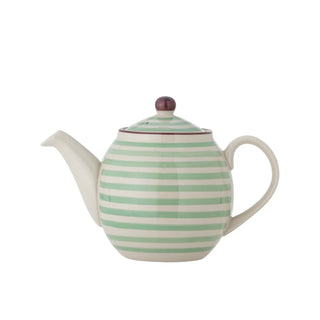 Theepot aardewerk groen Patrizia