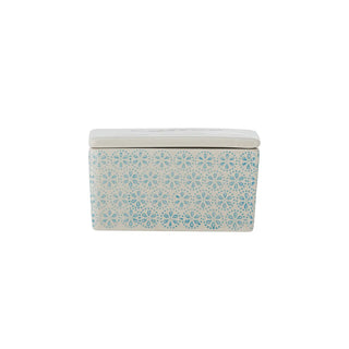 Botervloot aardewerk blauw Patrizia