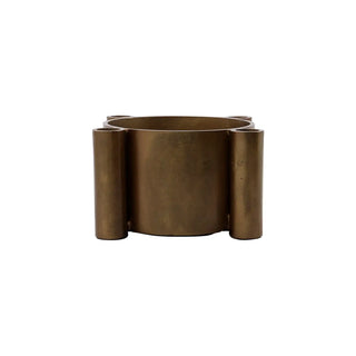 Kandelaar Four antiek brons 15cm