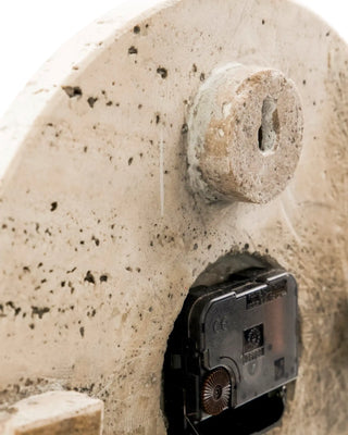 Wandklok Loko Travertijn 25cm