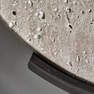 Salontafel Fula travertin beige 45cm - Het Adres