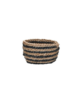Paniers de rangement Zola en herbe de mer naturel - lot de 2