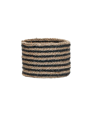 Paniers de rangement Zola en herbe de mer naturel - lot de 2