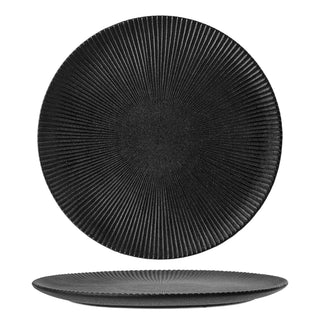 Bord aardewerk zwart Neri 29cm