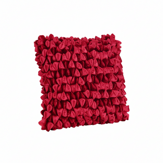 Pude Pebble Scarlet red 45x45cm