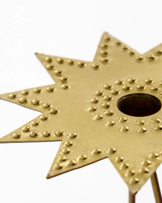 Kerzenhalter Leaves antik kupfer 15cm - 6 Stück