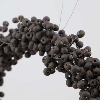 Krans Winther zwart 23cm - Het Adres