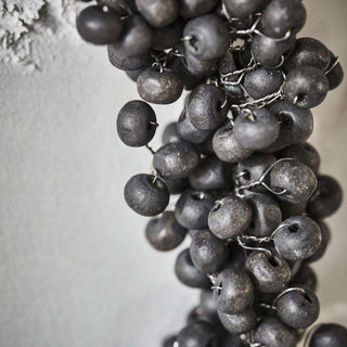 Krans Winther zwart 23cm - Het Adres