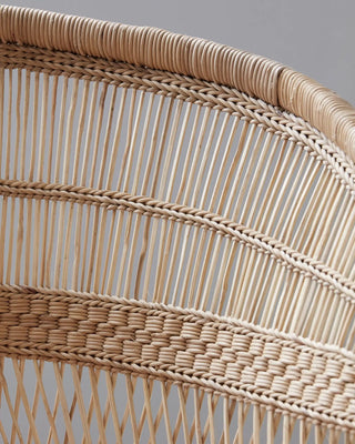 Chaise Rika en rotin naturel