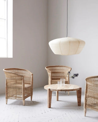 Chaise Rika en rotin naturel