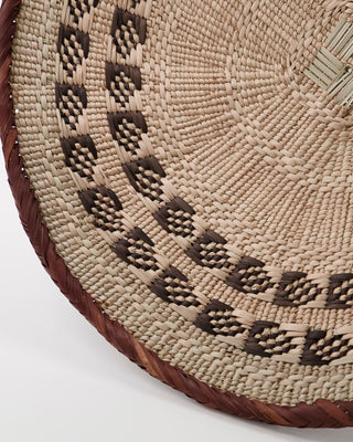 Basket Tonga natural palm leaf 30cm