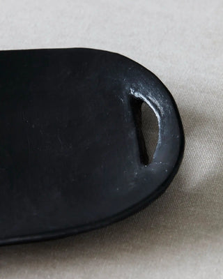 Vassoio Earth nero terracotta 30cm