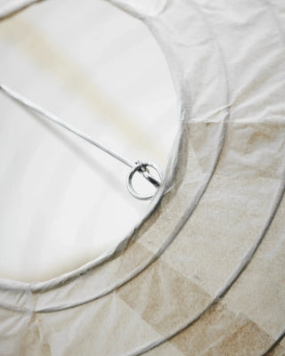 Soni abat-jour guirlande lumineuse papier couleur sable 15cm - 10 pièces