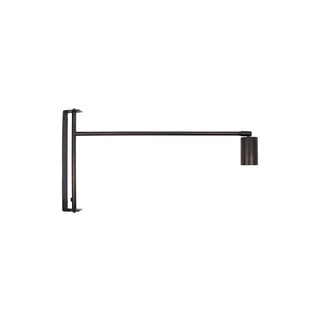Wandlamp Norm zwart antiek staal 59cm