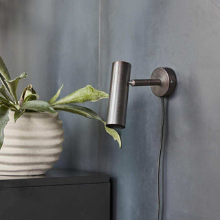 Wandlamp Norm zwart antiek - Het Adres