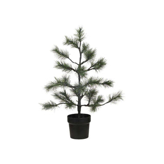 Kerstboom natuur met lampjes 75cm - Het Adres
