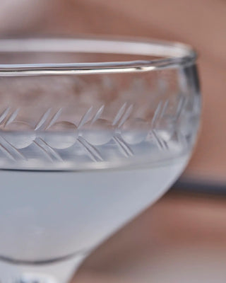 Cocktail glass Vintage clear glass 18cl