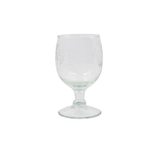 Verre vintage transparent pour vin ou bière 35cl