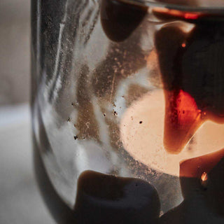 Sfeerlicht Home bruin 9cm - 2 stuks - Het Adres