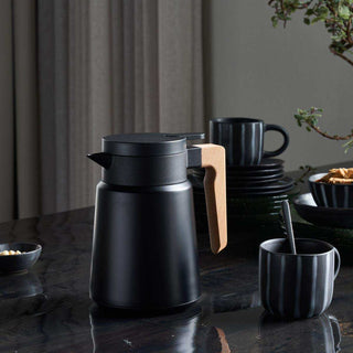 Thermoskan Cole zwart 1 liter - Het Adres