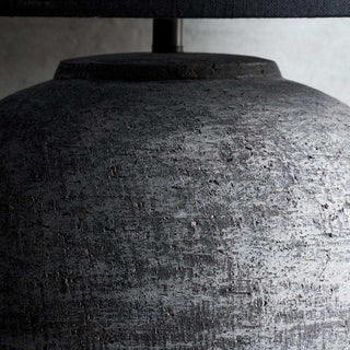 Tafellamp met kap Tahi zwart 65cm - Het Adres