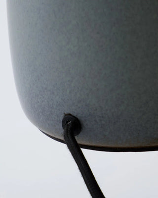 Lámpara de mesa Moss gris cerámica 30cm