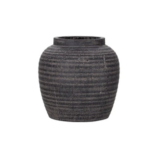 Vaso da fiori grigio-marrone terracotta 31cm