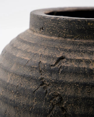 Vaso da fiori grigio-marrone terracotta 26cm