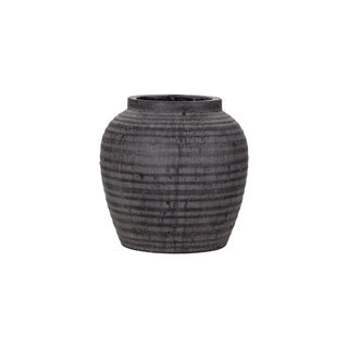 Vaso da fiori grigio-marrone terracotta 26cm