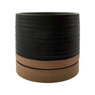 Bloempotten Astu zwart - 3 stuks - Het Adres