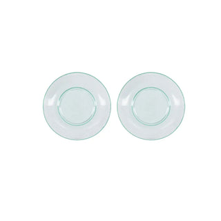 Glasplatte Rain aqua 21cm – 2 Stück