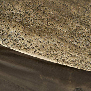 Coffee table Rota antique bronze 100cm - Het Adres