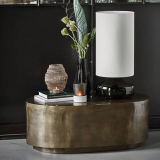 Salontafel Rota antiek brons 100cm - Het Adres