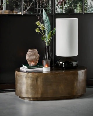 Coffee table Rota antique copper 100cm