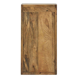 Wandvitrine hout antiek bruin 80cm - Het Adres