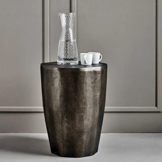 Bijzettafel Meta antiek koper 44x33cm - Het Adres