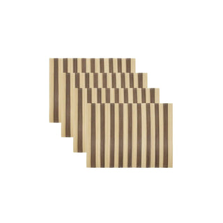 Placemat Rayas bruin - 4 stuks