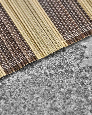 Placemat Rayas bruin - 4 stuks