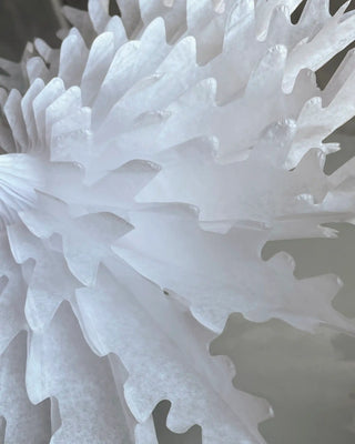 Papieren waaier Fold wit 30cm