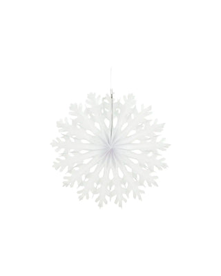 Abanico de papel Fold blanco 45cm