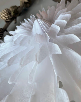 Papirvifte Fold hvid 68cm