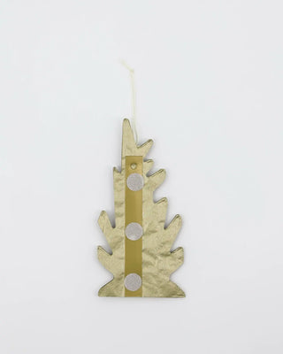 Paper fan Fold gold 7cm - 3 pieces